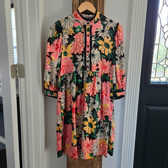 Indies Floral Printed Dress - Picture 1 of 5